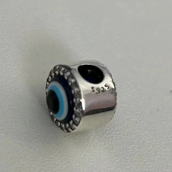 S925 Stamped Sterling Silver Evil Eye 🧿 Charm - Picture 4 of 5